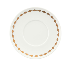 Spodek pod filiżankę porcelanowy 15 cm GAJA