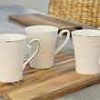Kubek porcelanowy 250 ml MOBI z platyną 1