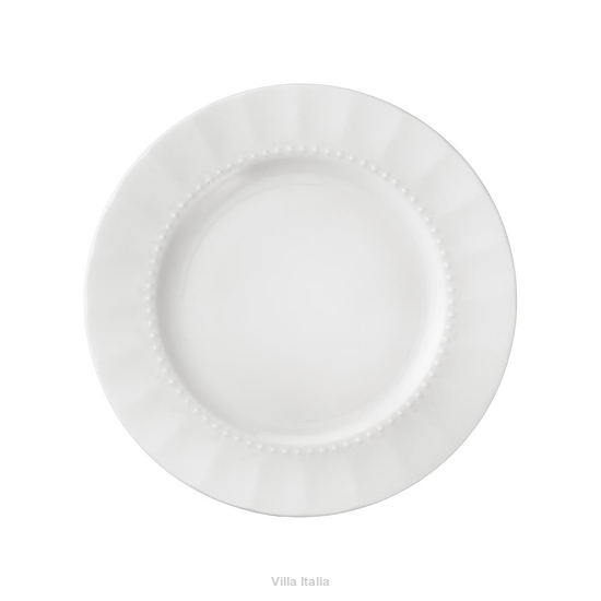 elegancki biały talerzyk porcelanowy Villa Italia