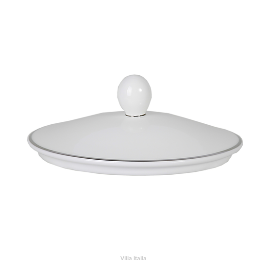 biała przykrywka do wazy
