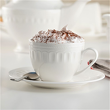 Serwis obiadowo kawowy na 12 osób porcelanowy MESYNA WHITE 13