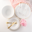 Salaterka Miseczka śniadaniowa porcelanowa 16 cm OPERA GOLD 2