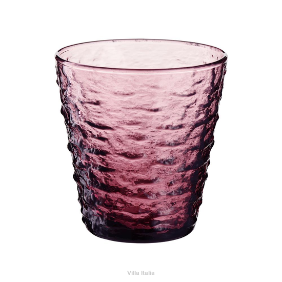 elegancka szklanka do drinków fioletowa