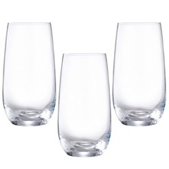 Szklanki do drinków 530 ml Zestaw szklanek wysokich 6 sztuk MIST