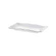 Półmisek porcelanowy Talerz do ciasta prostokątny 24 x 15 cm COMO PLATIN 1