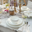 Talerz płytki porcelanowy platynowa linia 28 cm FLORIAN 5