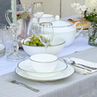 Talerz płytki porcelanowy platynowa linia 28 cm FLORIAN 5
