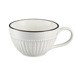 nowoczesna filiżanka porcelanowa biała do jadalni Villa Italia