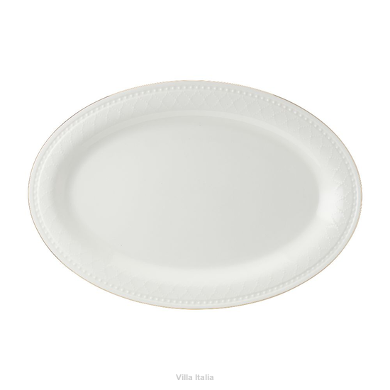 Półmisek porcelanowy owalny 32 cm ROMA GOLD