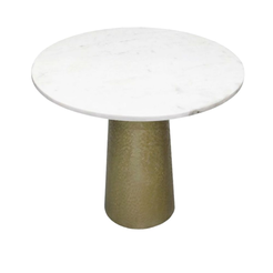 Stolik kawowy marmurowy 49,5 cm TAVOLO White