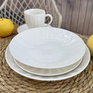 Zestaw 4 salaterek lub talerzy głębokich porcelanowych UNICO 6