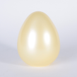 Jajko szklane dekoracyjne 10 cm MERIDA yellow 2