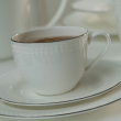 Filiżanka do herbaty porcelanowa 250 ml ze spodkiem ARNICA platin  2