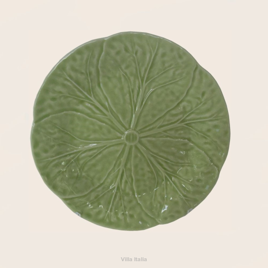 Talerz deserowy ceramiczny 21 cm jasna zieleń SORRENTO