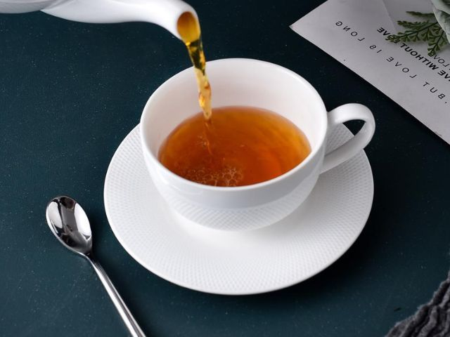 filiżanka do herbaty z góry