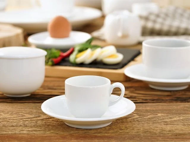 filiżanka do espresso Plus White – porcelana wzmocniona do gastronomii