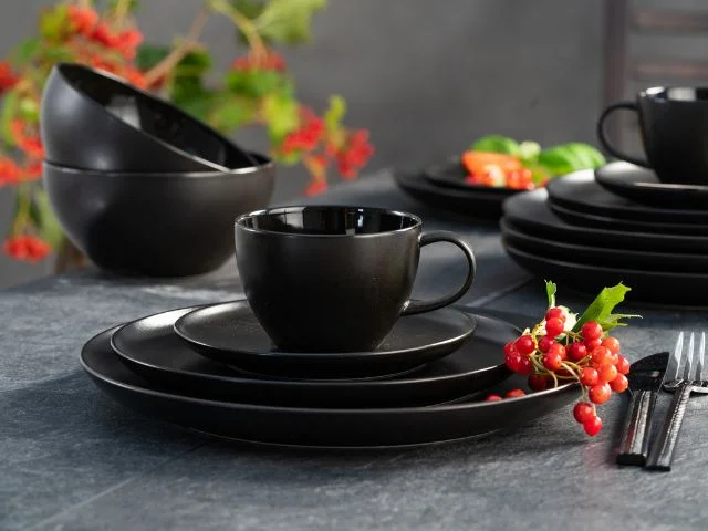 filiżanka do kawy Black Onyx – czarna filiżanka do restauracji i kawiarni