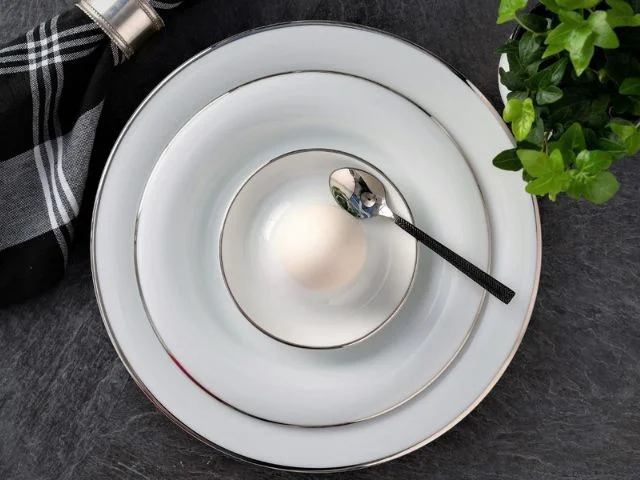 porcelana twarda Villa Italia kolekcja Plus Platin – śnieżnobiałe naczynia porcelanowe
