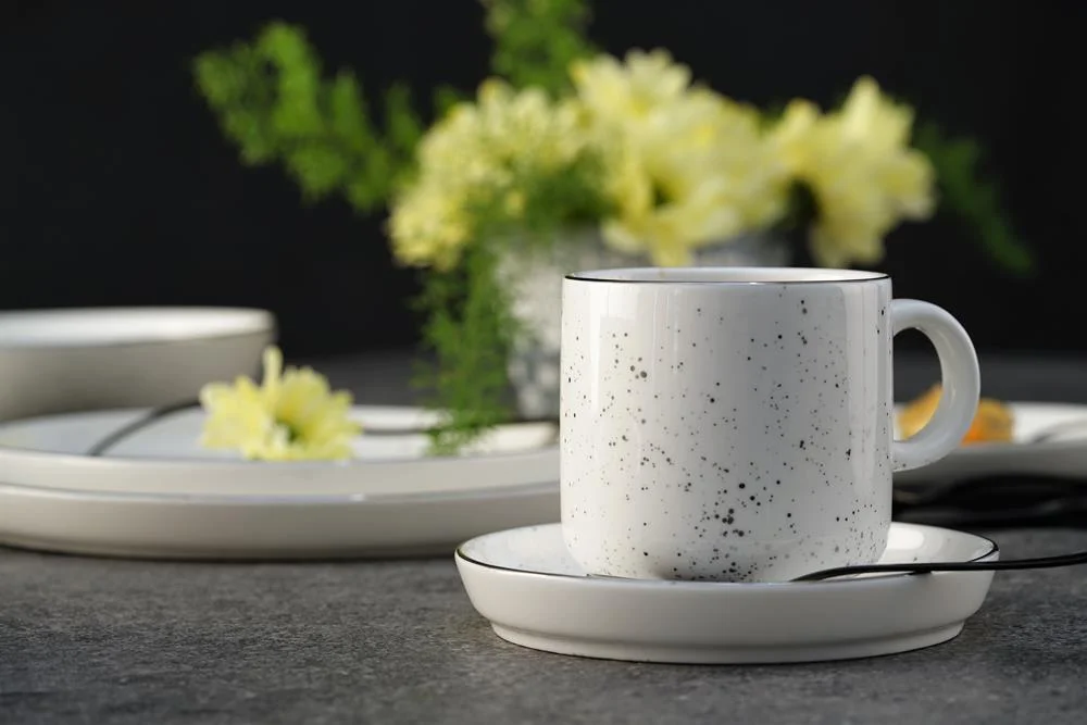 Serwis kawowy porcelanowy POLVERE prezent dla żony