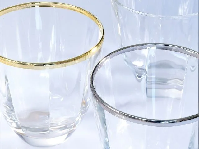 Zestaw szklanek kryształowych Desire z eleganckim zdobieniem