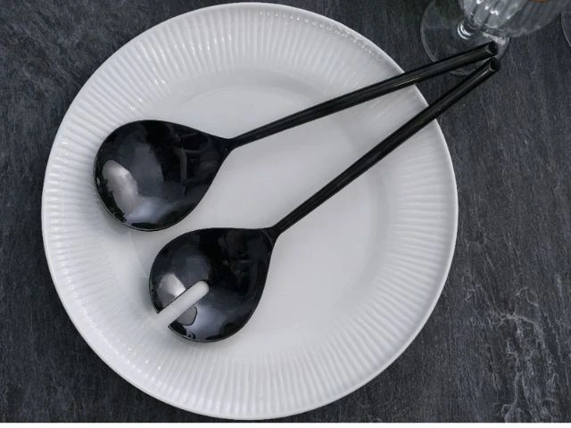 sztucce do sałaty Nero