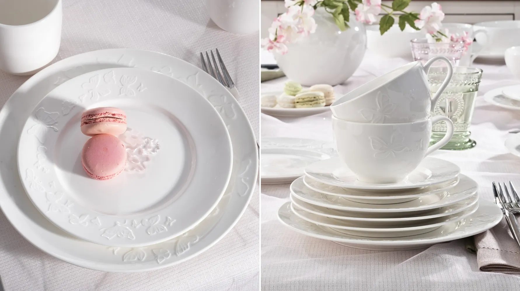 Zastawa stołowa na przyjęcie komunijne