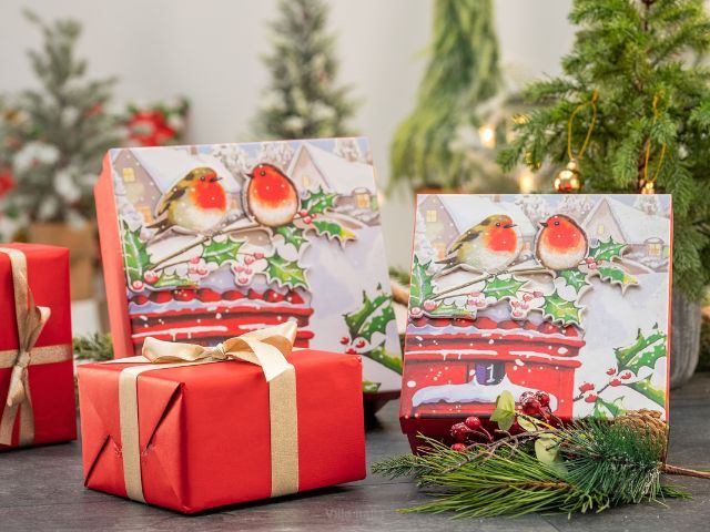 Eleganckie i klasyczne ozdobne pudełka na święta