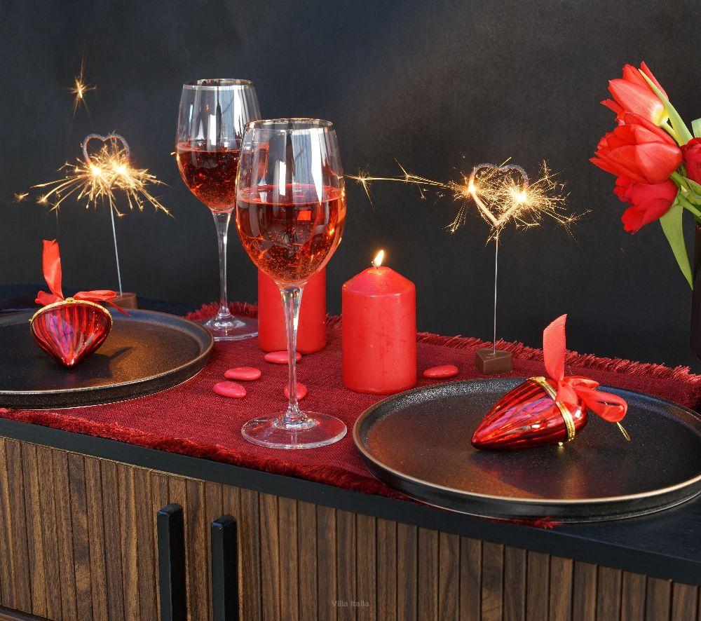 Jak zaaranżować stół na kolację walentynkową?